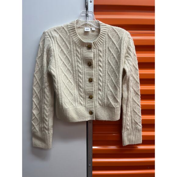 Gap Women - Cable Knit Cardigan / Beige / S / NWOT - Picture 1 of 3